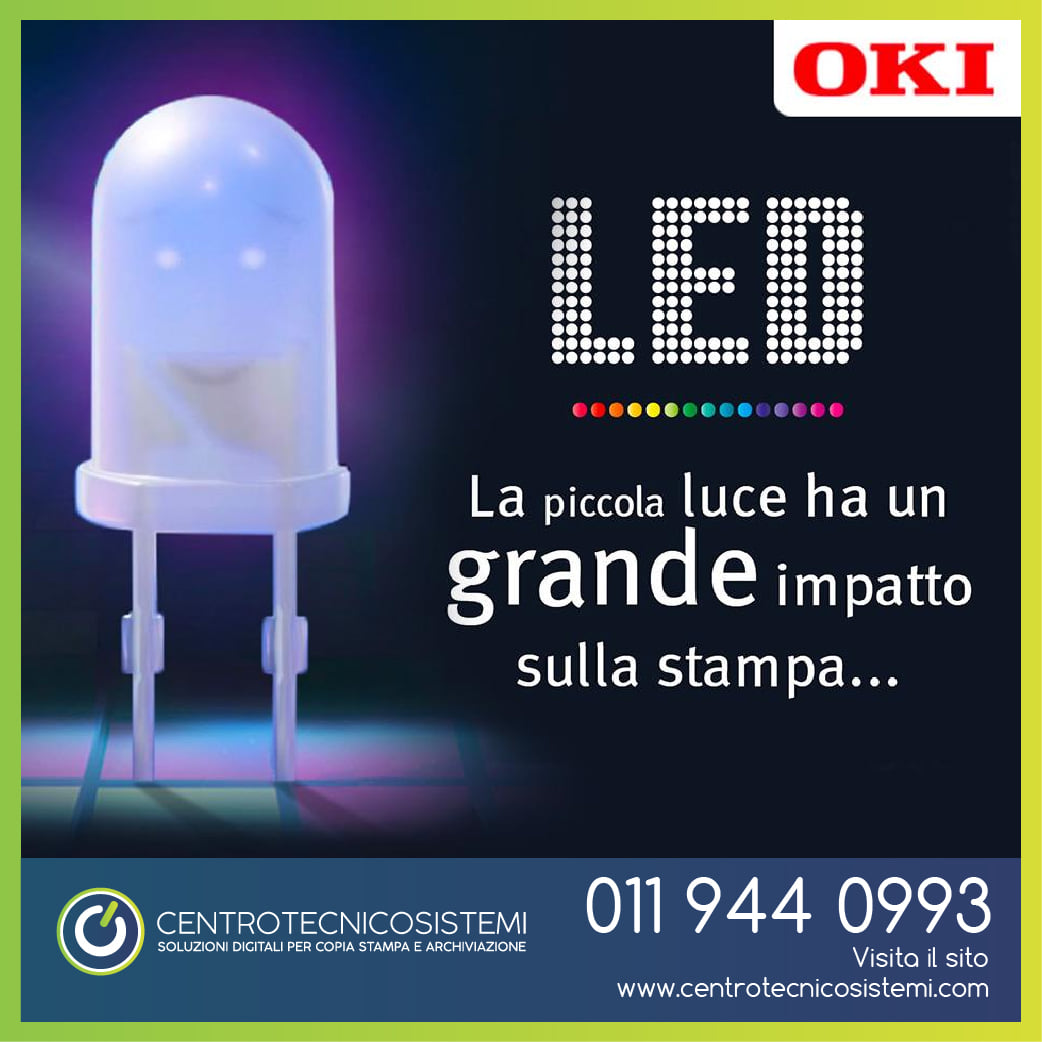 La tecnologia LED di Oki